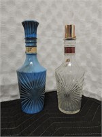 Pair of Vintage Liquor Bottles