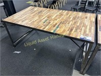 Dining Table - Top & Black Steel Frame