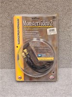 NEW OLD STOCK MONSTER VIDEO 2 CABLE