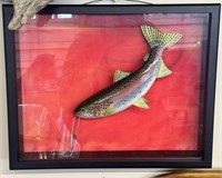 Small Painted Rainbow Trout Lure Replica