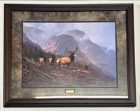 "Brookcliffs Elk I" Print by Michael Coleman