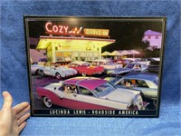 2000 "Cozy Drive-In" metal sign (12x16)