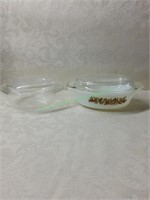 Vtg Pyrex/Anchor Hocking Covered Casserole Dishes