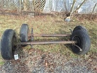 (2) Mobile Home Axles & Tires