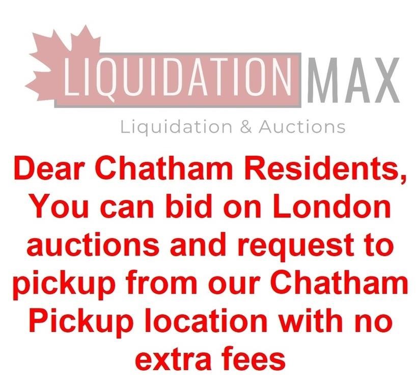 Dear Chatham Residents You can bid on London aucts