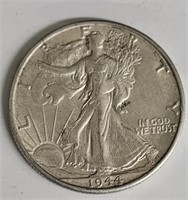 1944 S Walking Liberty Silver Half Dollar Coin