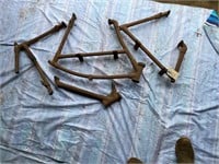 Assorted Indian frame parts