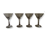 Set of 4 Cocktail Martini Glasses