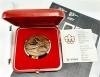 Médaille souvenir Jeux Olympiques 1976 à Montréal
