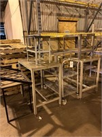 INDUSTRIAL TABLES & TWO TIER CART