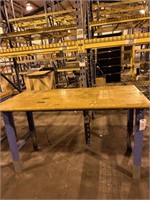 LARGE INDUSTRIAL WORK TABLE