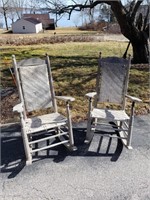 (2) OUTDOOR ROCKING CHAIRS