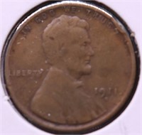 1911 S LINCOLN CENT VF