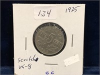 1925  Canadian Nickel  VG8