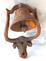 cast iron bull head bell