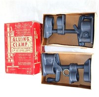 2 sets Sears & Roebuck gluing pipe clamps w box