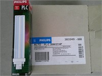 10 Philips compact flourescent lamps