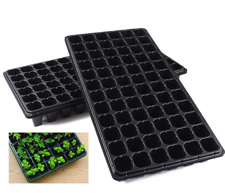 10 Pack Seed Starter Kit, 72 Cell Seedling Trays