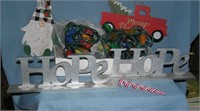 Large group of Christmas decorations and collectib