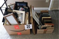(2) Boxes of Picture Frames