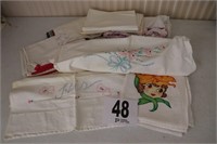 Needlework Pillowcases & Miscellaneous