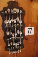 Collectible Spoons with Holder