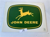 Contemporary John Deere Metal Sign