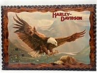 18x27” Harley-Davidson Mountain Eagle Wall Art