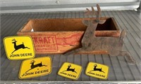 Cheese Box w/John Deere Collectibles
