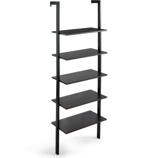5-Tier Wood Look Ladder Shelf