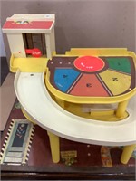 1970s Fisher Price Little People Parking Garage