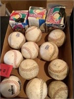 11-12" Worth Softballs, 3 new Blue dot Balls