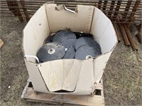 pallet box of CNH seed disks