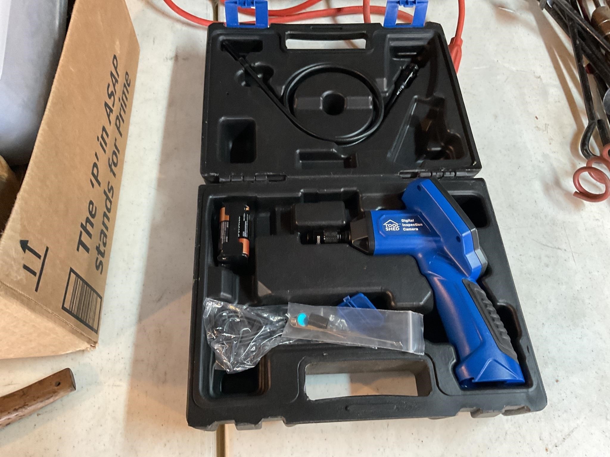 Tool shed digital inspection camera