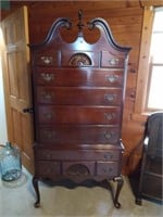 Vintage  Mahogany High Boy 11 Drawer Dresser