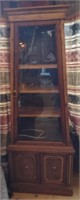 Vintage Tapored Display Cabinet