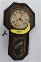 Vtg. Aichiken Clockmaker's Union Coca-Cola Clock