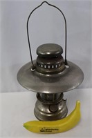 Vintage Metal Lantern With Glass