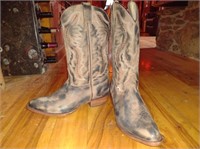 Rockin Leather Cowboy Boots