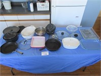 Frying Pans, Pyrex Dish, Casserole Dishes
