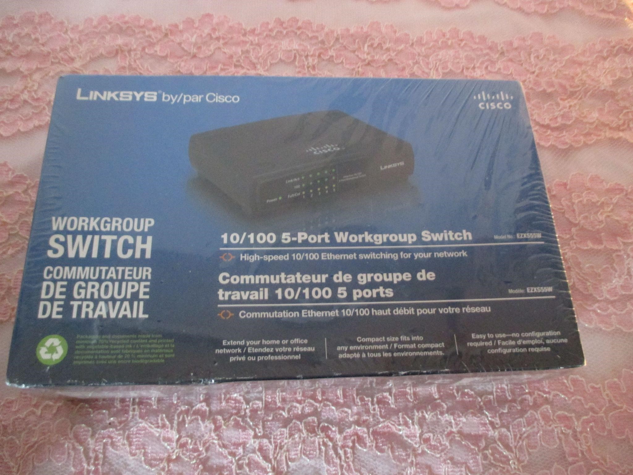 LOT 11 LINKSYS 5 PORT LINK GROUP SWITCH...NEW