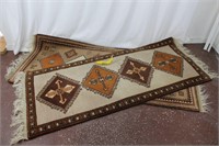 Pair Vtg. Gabbeh Nomadic Runner Rugs