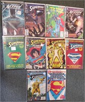 10 Comic Books "SUPERMAN" - Fine!