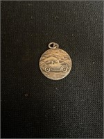 Sterling silver car pendant