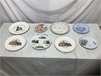 Town decorative plates