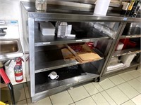 STAINLESS STEEL SHELVING UNIT