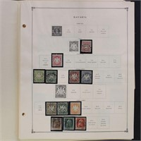 German States Stamps Collection Used & Mint Hinged