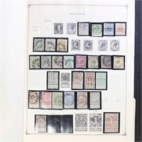 Belgium Stamps Collection Used & Mint Hinged on pa