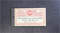 US War Ration Ice Book 200 pounds complete booklet