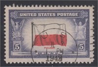 US EFO Stamps #909c Used Red over Black CV $150